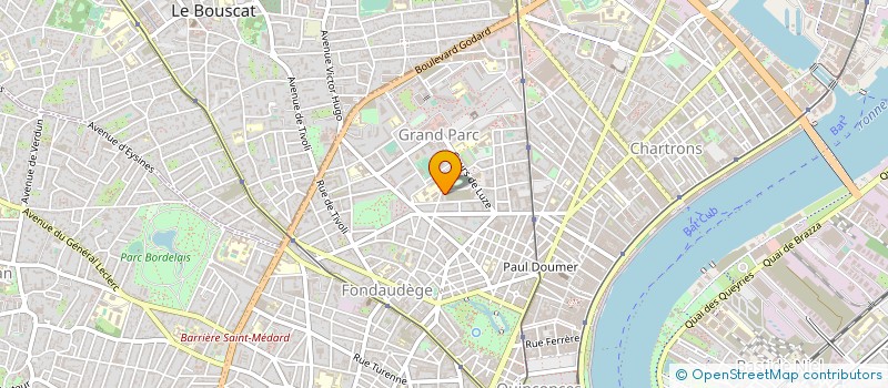 localisation de l'entreprise MONSIEUR THIBAULT GIOTTOLI  BORDEAUX