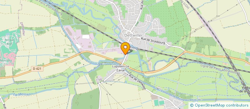 localisation de l'entreprise MONSIEUR THIBAULT GLADY  DETTWILLER