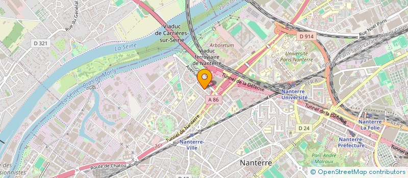 localisation de l'entreprise MONSIEUR THIBAULT GOARANT  NANTERRE