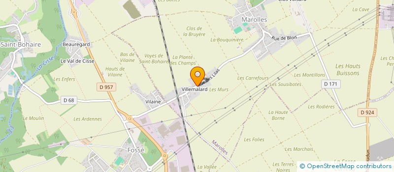 localisation de l'entreprise MONSIEUR THIBAULT GOURDIN  MAROLLES