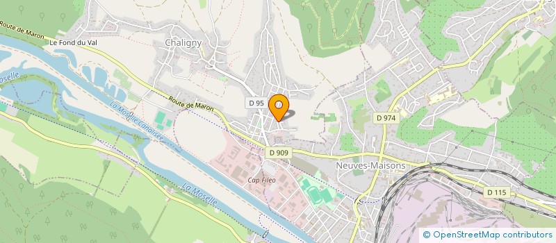 localisation de l'entreprise MONSIEUR THIBAULT GOURLAY  CHALIGNY