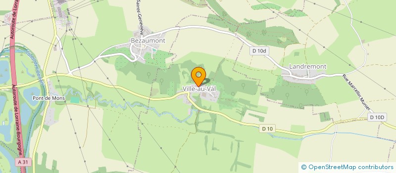 localisation de l'entreprise MONSIEUR THIBAULT GROSSET  VILLE-AU-VAL