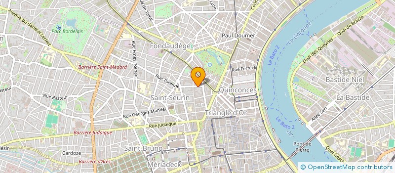 localisation de l'entreprise MONSIEUR THIBAULT GUIGNARD  BORDEAUX