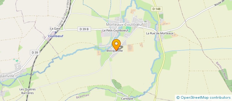 localisation de l'entreprise MONSIEUR THIBAULT GUILMIN à MORTEAUX-COULIBOEUF