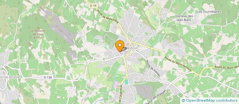 localisation de l'entreprise MONSIEUR THIBAULT GUYARD  BEDOIN