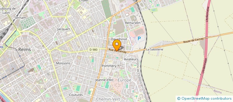 localisation de l'entreprise MONSIEUR THIBAULT HAMBRON  REIMS