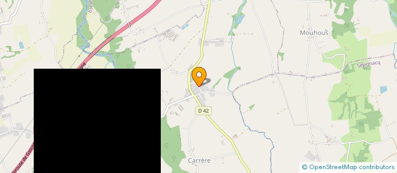 localisation de l'entreprise MONSIEUR THIBAULT HAMELIN  CARRERE