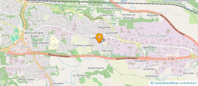 localisation de l'entreprise MONSIEUR THIBAULT HELY à QUIMPER