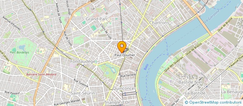 localisation de l'entreprise MONSIEUR THIBAULT HENRI à BORDEAUX