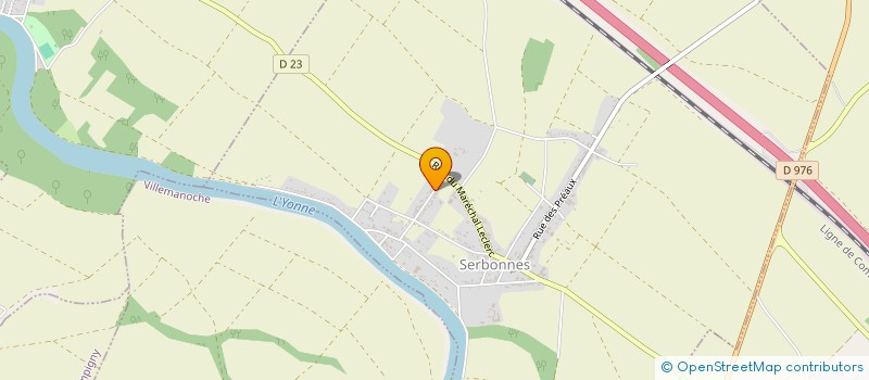 localisation de l'entreprise MONSIEUR THIBAULT HERISSON  SERBONNES