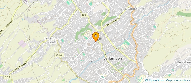 localisation de l'entreprise MONSIEUR THIBAULT HERVE  LE TAMPON