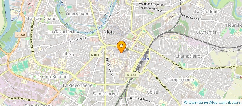 localisation de l'entreprise MONSIEUR THIBAULT HILLAIRET à NIORT