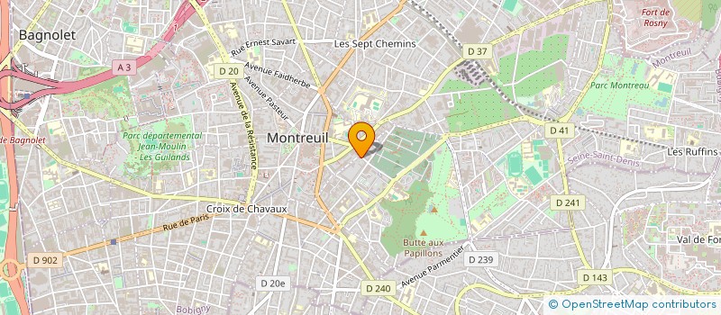 localisation de l'entreprise MONSIEUR THIBAULT HOLLEBECQ  MONTREUIL
