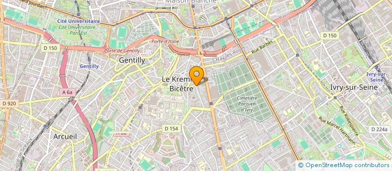 localisation de l'entreprise MONSIEUR THIBAULT HOUZE  LE KREMLIN-BICETRE