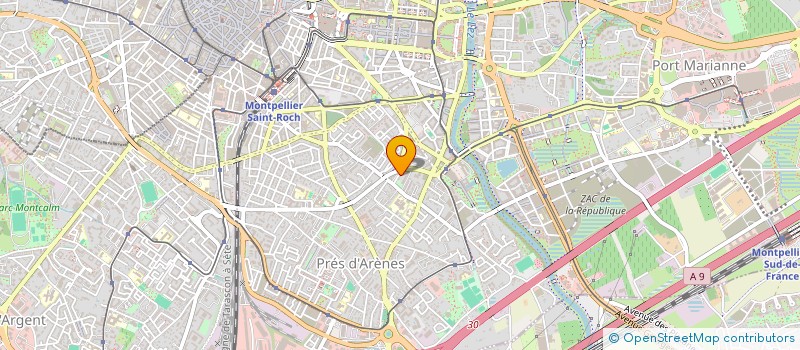 localisation de l'entreprise MONSIEUR THIBAULT HUC à MONTPELLIER