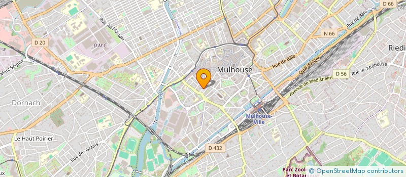 localisation de l'entreprise MONSIEUR THIBAULT ISSELIN  MULHOUSE