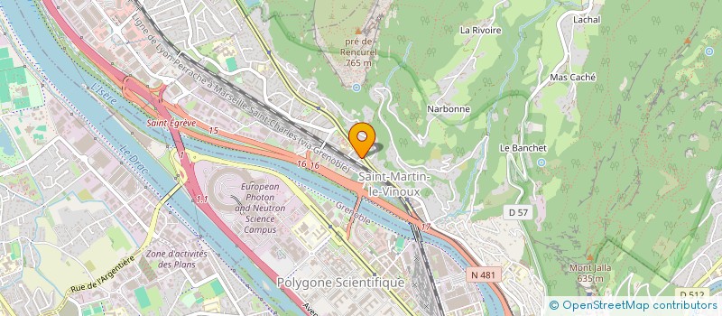 localisation de l'entreprise MONSIEUR THIBAULT JABIN  SAINT-MARTIN-LE-VINOUX