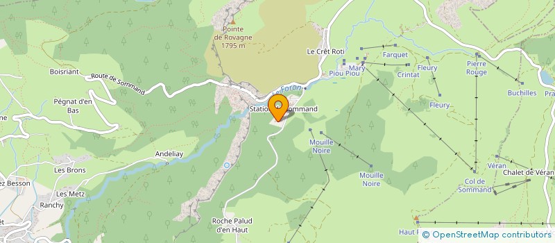 localisation de l'entreprise MONSIEUR THIBAULT JEAN  LES HOUCHES