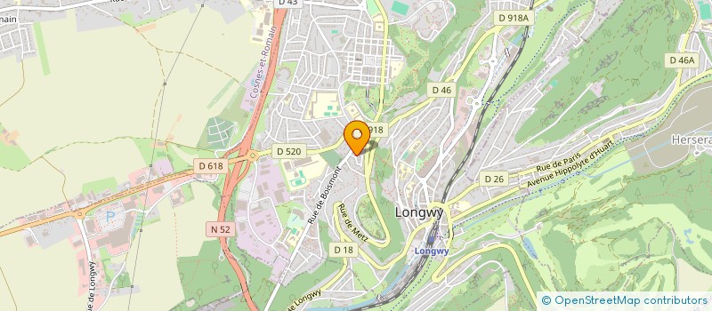 localisation de l'entreprise MONSIEUR THIBAULT JEANNIN à LONGWY