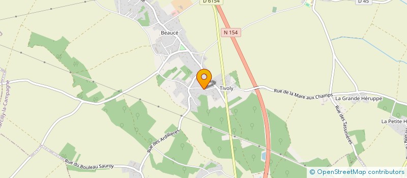 localisation de l'entreprise MONSIEUR THIBAULT JOUANNEAU  MARCILLY-LA-CAMPAGNE