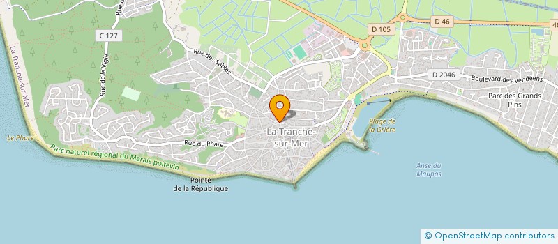 localisation de l'entreprise MONSIEUR THIBAULT JOURDAIN à LA TRANCHE-SUR-MER