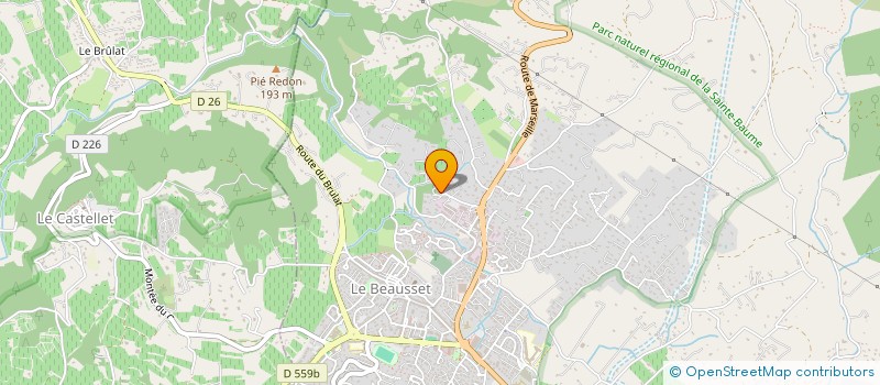 localisation de l'entreprise MONSIEUR THIBAULT L'HERITIER  LE BEAUSSET