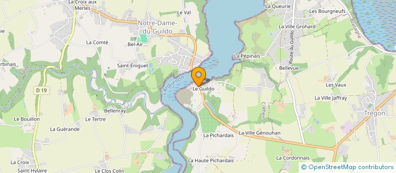 localisation de l'entreprise MONSIEUR THIBAULT LAMBERT  CREHEN