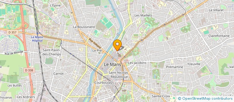 localisation de l'entreprise MONSIEUR THIBAULT LANGE  LE MANS