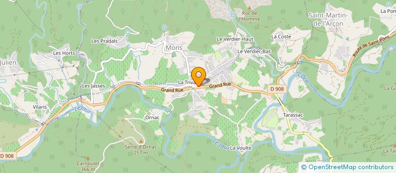 localisation de l'entreprise MONSIEUR THIBAULT LARDY  MONS