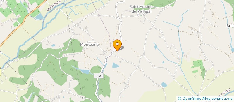 localisation de l'entreprise MONSIEUR THIBAULT LATAILLADE  SAINT-AMANS-DE-PELLAGAL