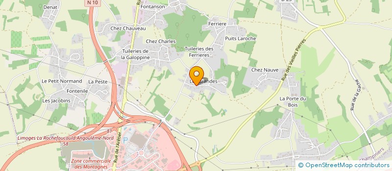 localisation de l'entreprise MONSIEUR THIBAULT LAVAURE à CHAMPNIERS