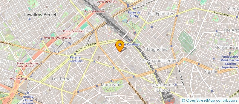 localisation de l'entreprise MONSIEUR THIBAULT LE BARBIER DE BLIGNIERES  PARIS