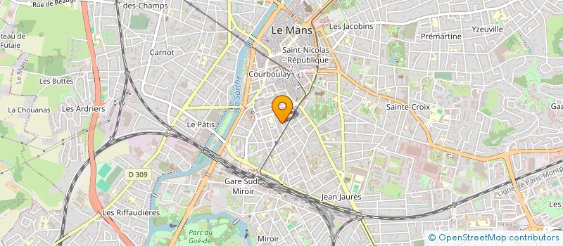 localisation de l'entreprise MONSIEUR THIBAULT LE CONTE  LE MANS