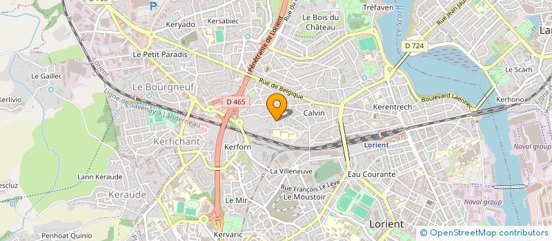 localisation de l'entreprise MONSIEUR THIBAULT LE DUIGOU  LORIENT