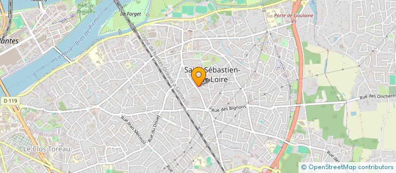 localisation de l'entreprise MONSIEUR THIBAULT LE FOLGOC à SAINT-SEBASTIEN-SUR-LOIRE