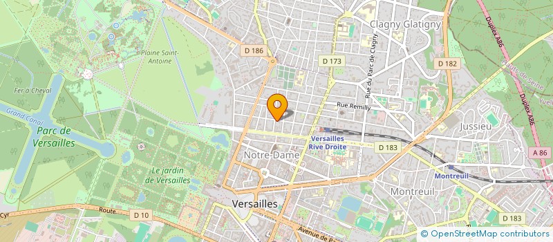 localisation de l'entreprise MONSIEUR THIBAULT LE GALL à VERSAILLES
