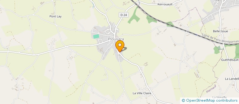 localisation de l'entreprise MONSIEUR THIBAULT LE GRENEUR  PLOUVARA