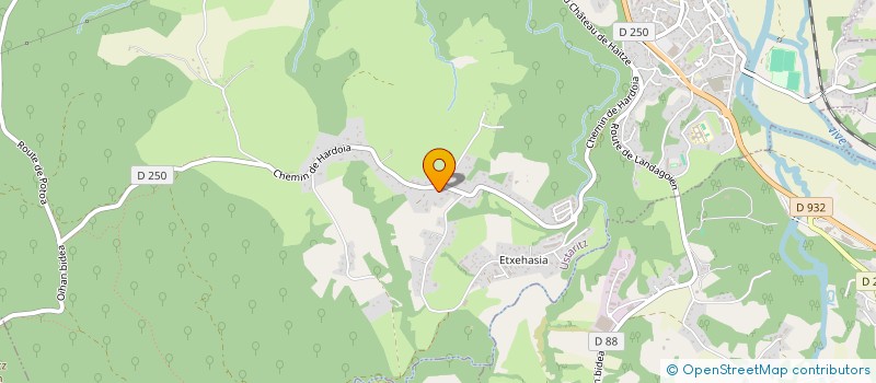 localisation de l'entreprise MONSIEUR THIBAULT LE OUAY  USTARITZ