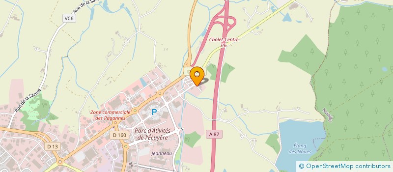 localisation de l'entreprise MONSIEUR THIBAULT LE QUINTREC à CHOLET
