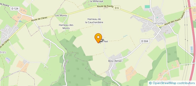 localisation de l'entreprise MONSIEUR THIBAULT LEBOURG  SIERVILLE