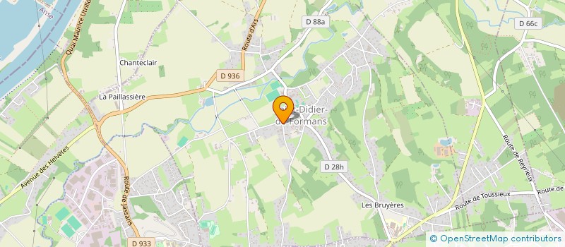 localisation de l'entreprise MONSIEUR THIBAULT LECORGUILLE  SAINT-DIDIER-DE-FORMANS