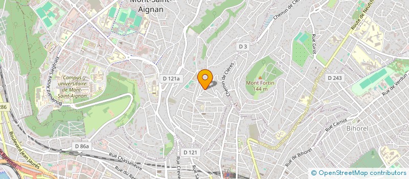 localisation de l'entreprise MONSIEUR THIBAULT LEDAN  MONT-SAINT-AIGNAN