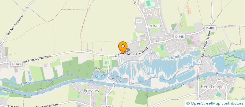 localisation de l'entreprise MONSIEUR THIBAULT LEFEBVRE  FECHAIN