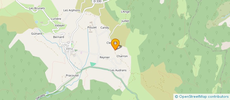 localisation de l'entreprise MONSIEUR THIBAULT LEFRANC  VESC