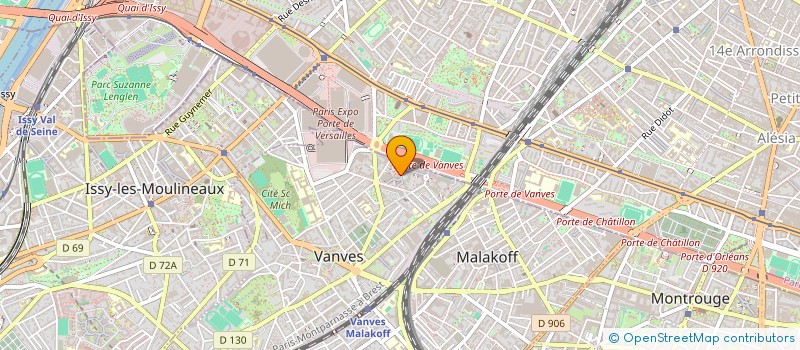 localisation de l'entreprise MONSIEUR THIBAULT LEROUX à VANVES