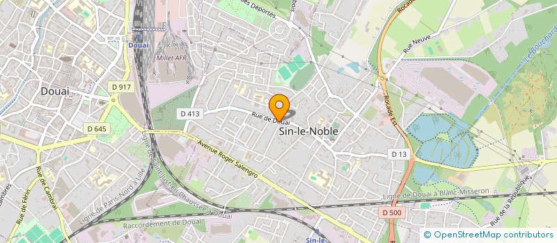 localisation de l'entreprise MONSIEUR THIBAULT LESCAN  SIN-LE-NOBLE