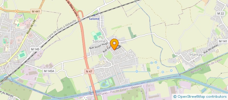 localisation de l'entreprise MONSIEUR THIBAULT LESSART  SALOME