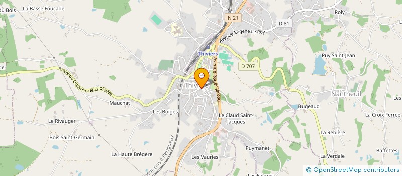 localisation de l'entreprise MONSIEUR THIBAULT LETELLIER à THIVIERS