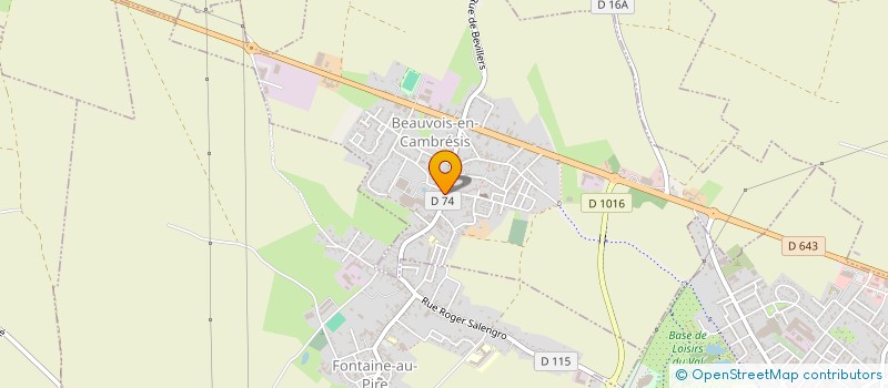 localisation de l'entreprise MONSIEUR THIBAULT LEUZIERRE  BEAUVOIS-EN-CAMBRESIS