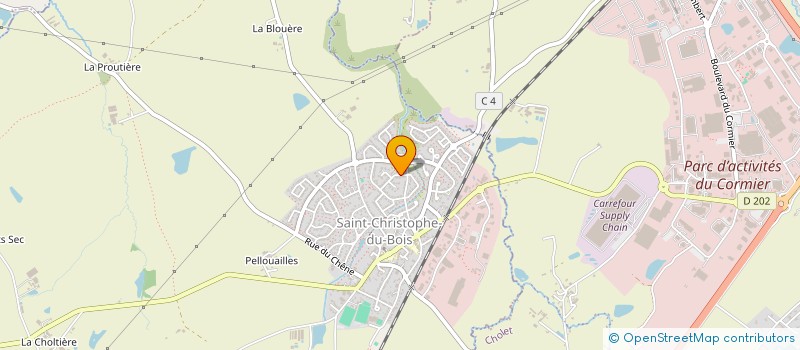 localisation de l'entreprise MONSIEUR THIBAULT LIENARD  SAINT-CHRISTOPHE-DU-BOIS